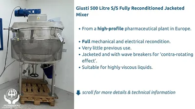 USED Giusti 500L Mixer
