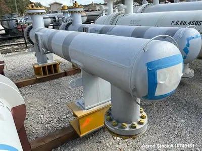 Used 272 Sq Ft Heat Exchanger, Duplex 2205 Tubes, 316L Shell, High Temp 430°F