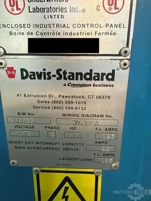 Used 2003 DAVIS STANDARD 35IN35-MV Extruders Arizona US | KD Machinery #1566461
