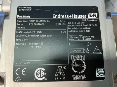 Used 2019 ENDRESS+HAUSER 5RH12A04B1CD041B4 Air Velocity and Flow Ohio US | HGR 24 #1518490