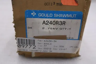 Gould Shawmut A240R3R Amp-Trap Fuse 2.75kV 2400V 50/60Hz - STOCK GF865