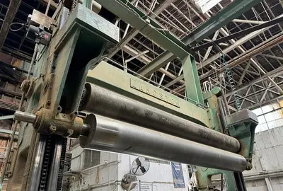 USED LANGSTON TWO DRUM SLITTER REWINDER