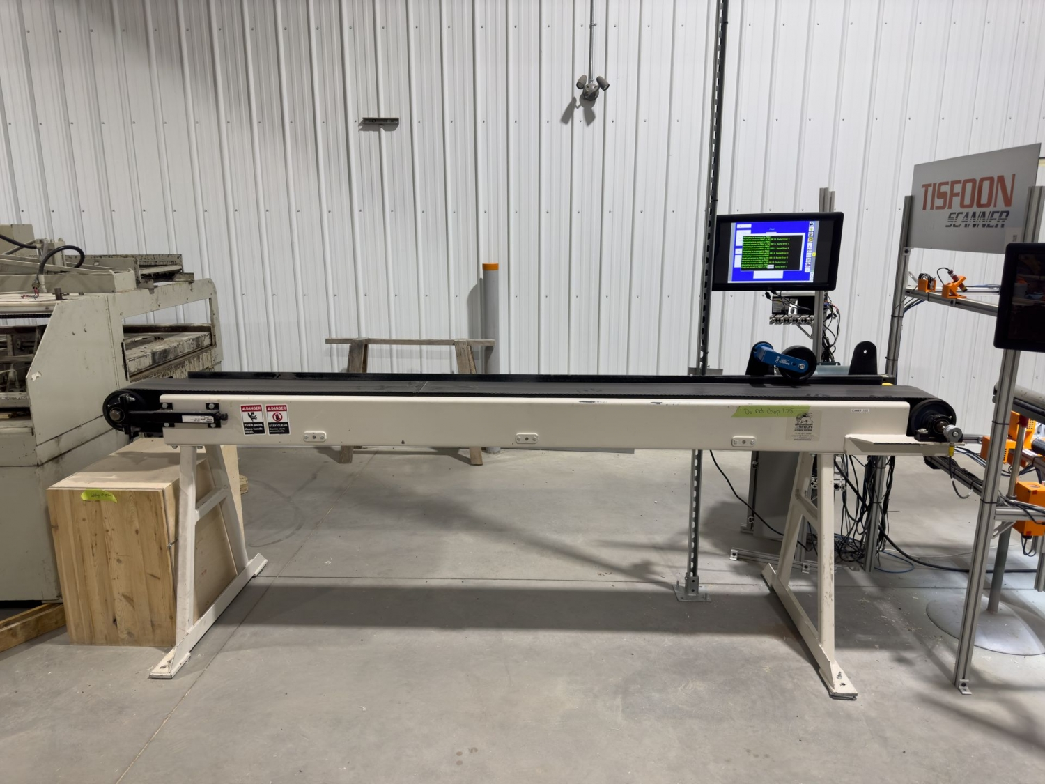 Tisfoon Optimizing Wood Scanner Defect Chop Saw and Sorting Line - 2020 Machine!