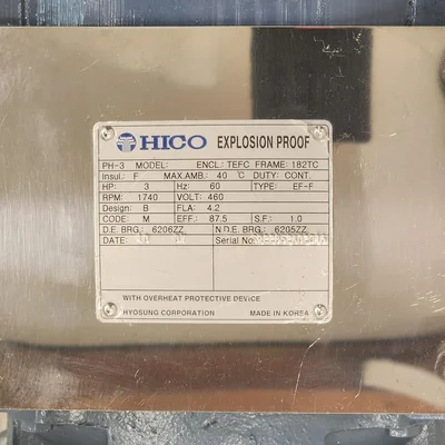 PUMP Wright Flow Technologies 0300 TRA10 S.M. FKM 0300 TRA10 S.M. Sanitary Lobe Pump # 38918