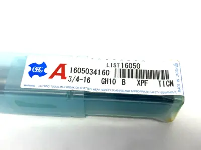 NEW OSG THREAD FORMING TAP: 3/4"-16 THREAD SIZE