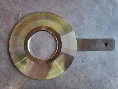 4" Paddle Orifice Plate Upstream 3.020"