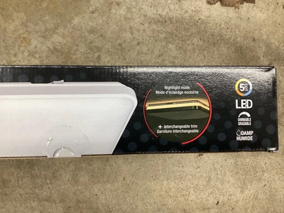 New JUNO 15” low profile LED ceiling light with nightlight mode. Interchangeable trim. 1790 lumens, ...