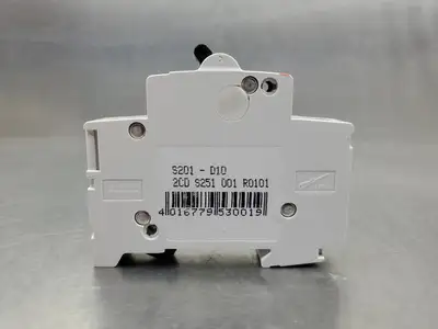 Used ABB S201-D10 Miniature Circuit Breaker, 1P, 10A Circuit Breakers South Carolina US | Palmetto Automation #1151424