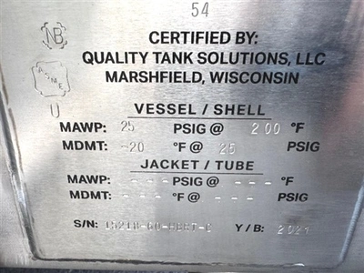 Used QUALITY _UNKNOWN_ Jacketed Tanks Connecticut US | DMC Industries #1358189