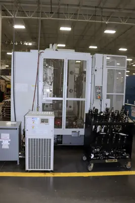 Used 2008 HYUNDAI KIA KH50G Horizontal Machining Centers Illinois US | Machinery Marketing International #779381