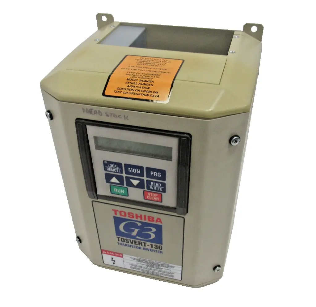 USED TOSHIBA VT130G3U2025 TRANSISTOR INVERTER G3 TOSVERT-130 2HP