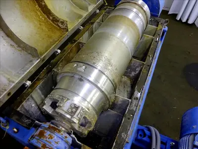 (2) Sharples P3400 Super-D-Canter centrifuges, 316SS.