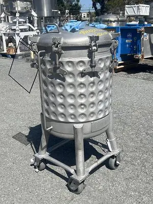 Tank, 25 Gallon (100 Liters), Stainless Steel, Jacketed, 50 PSI Internal #S745433