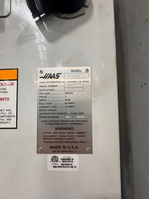 USED HAAS VF-8/50