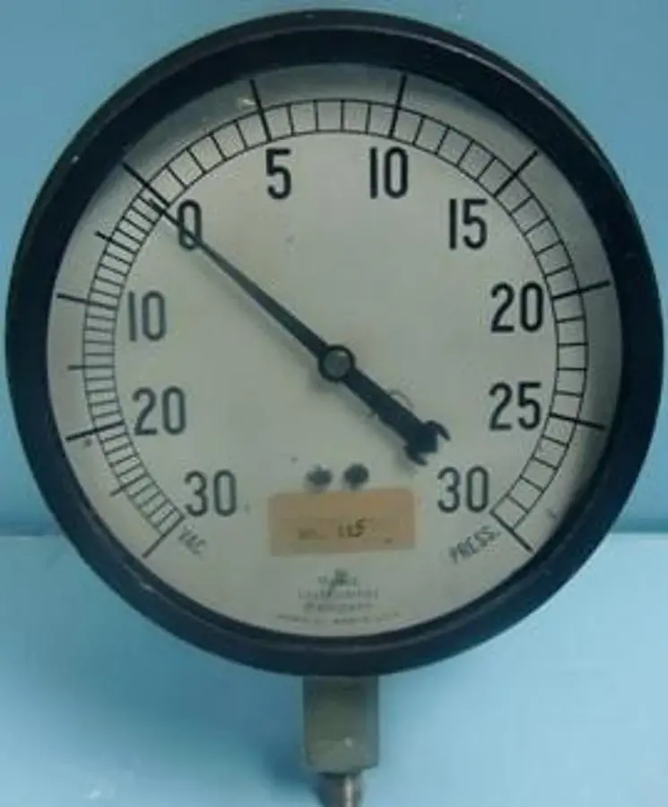QTY. 1. MARSH INSTRUMENT COMPANY GAUGE READING VAC...