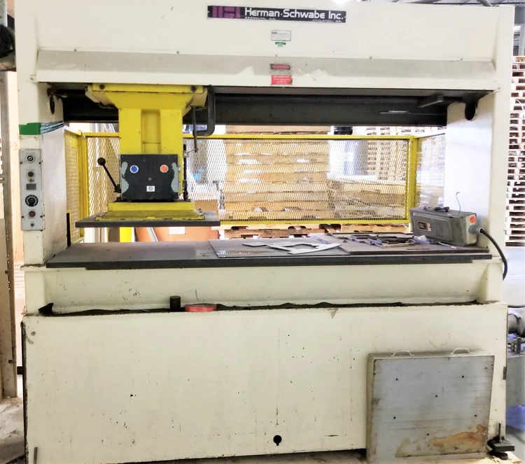 Used 2000 HERMAN SCHWABE HERMAN SCHWABE ITH 2000/500 PRESS Die Cutting Presses Michigan US | Alma Machinery #899832