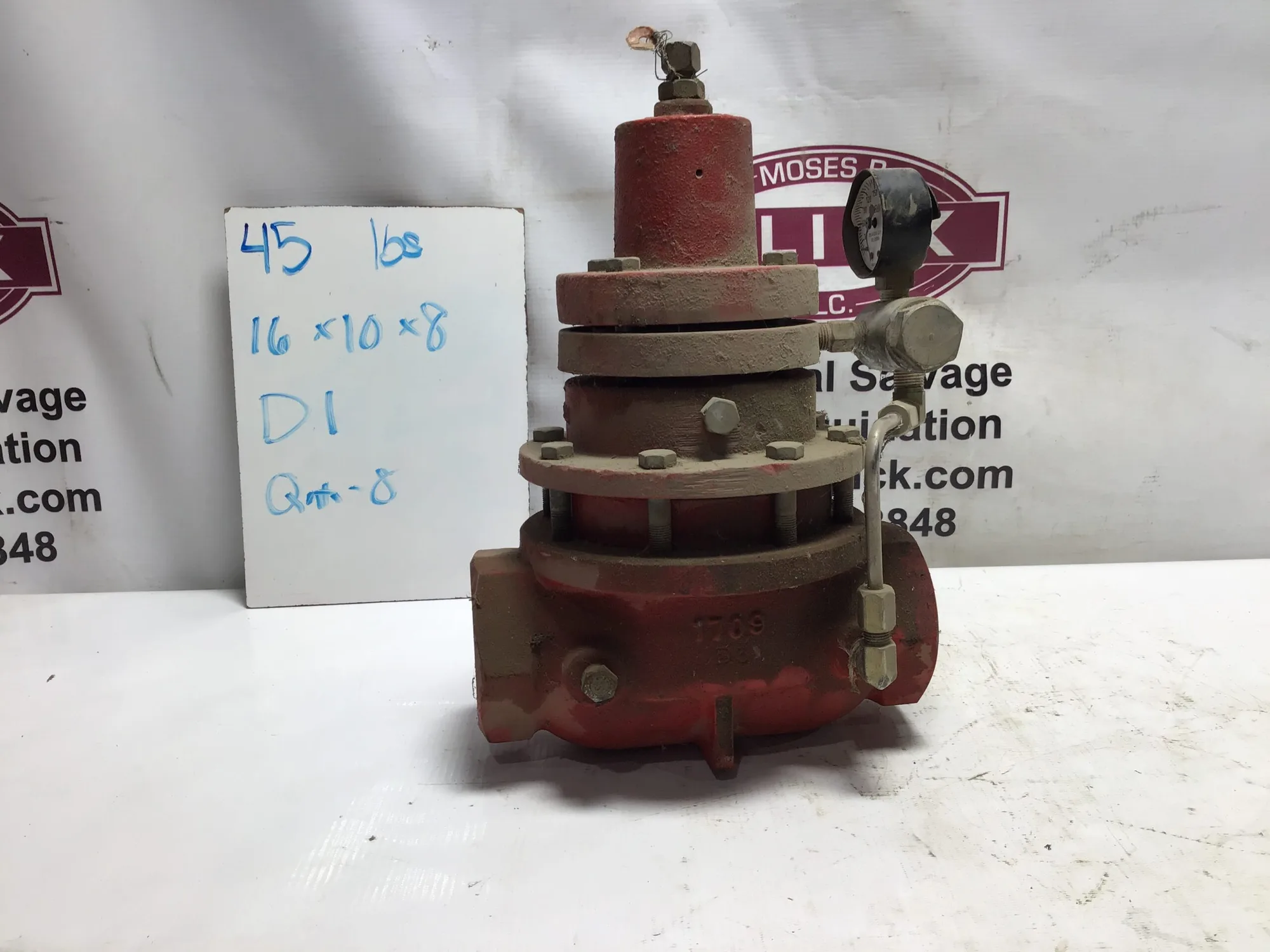 Kimray Gas Regulator Model 230 SGT-BP-D Serial # 1982090064 Okla City