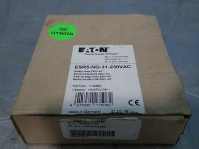 New | in-Stock EATON ESR5NO31230VAC Relays & Switches | HGR 24 #739665