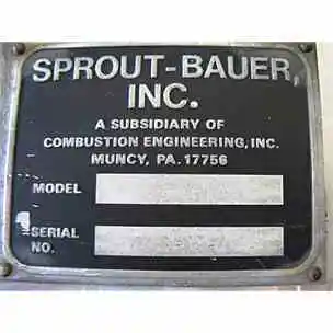 100 cu ft sprout bauer blender