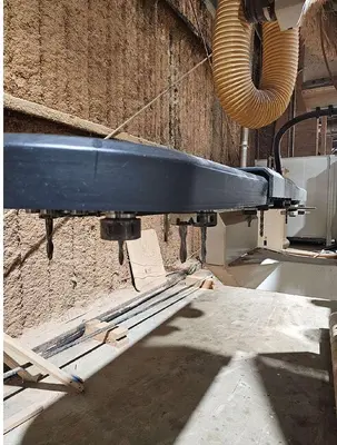 SCM ACCORD 50-FX, 5' x 20', 5-AXIS CNC POD & RAIL WORK-CENTER