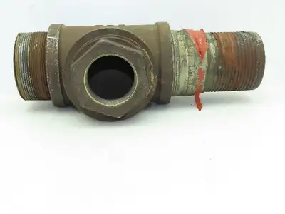 Ward 4"Anvil Tee w/4"Male Threaded Coupler & 4"-2-1/2"Reducer & 4"Barbed Fitting