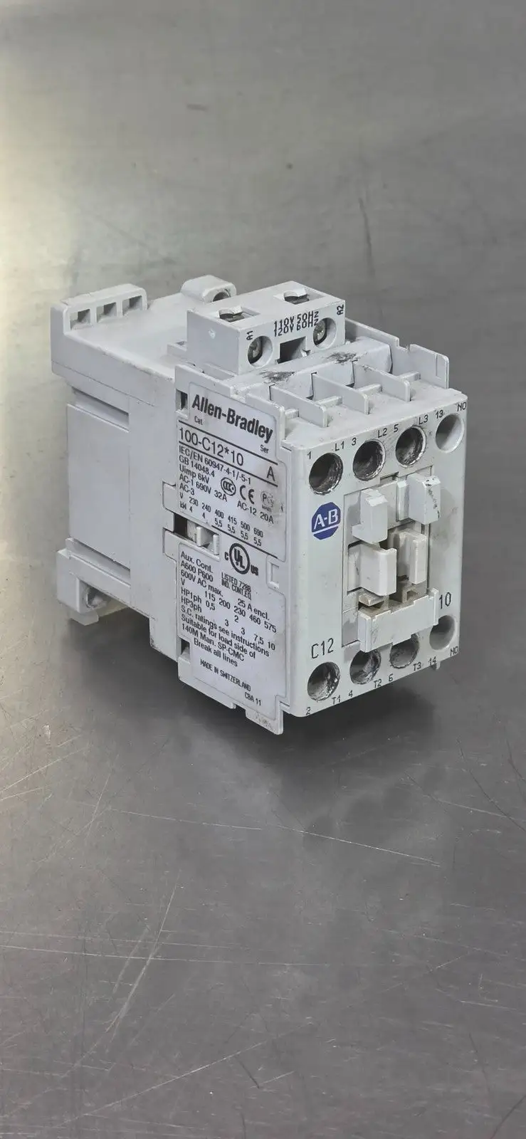 Used Allen-Bradley Allen Bradley 100-C12*10 PLC Contactors South Carolina US | Palmetto Automation #1505693