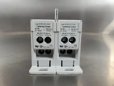 GE CU9AL Power Distribution Block, 1500V, 175A, 2Phase. 4D-33