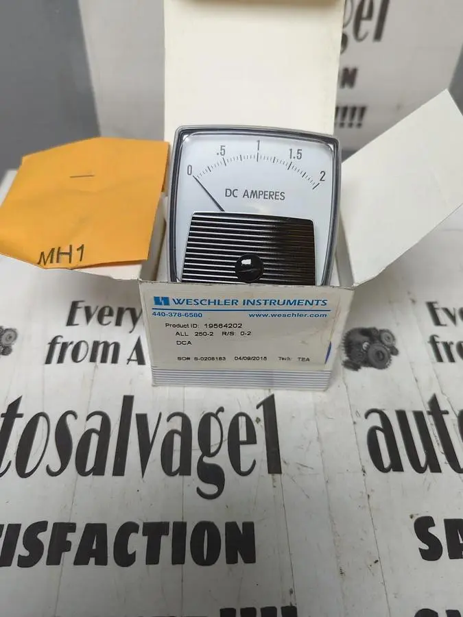 New | in-Stock WESCHLER 19564202 Meters - Misc | Surplus Asset Holdings #1206868