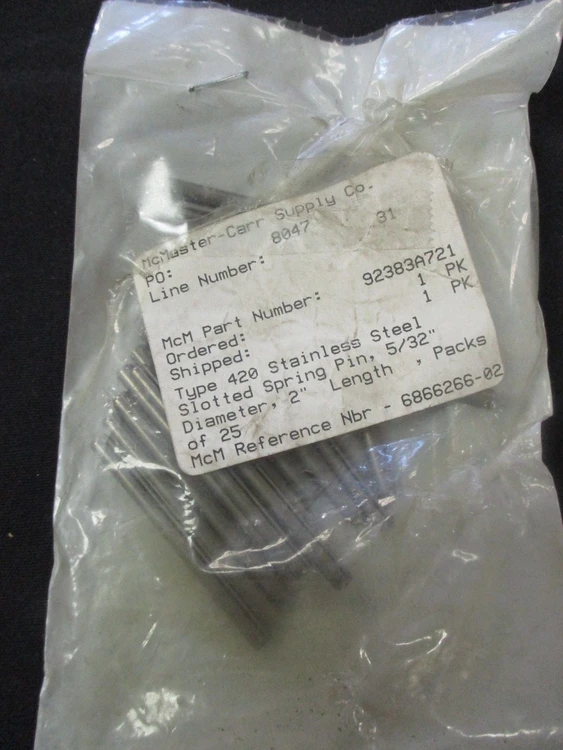 New | in-Stock McMaster-Carr Supply 92383A721 Misc Fasteners Arizona US | ASSET CONVERSION SPECIALISTS, INC. #312252