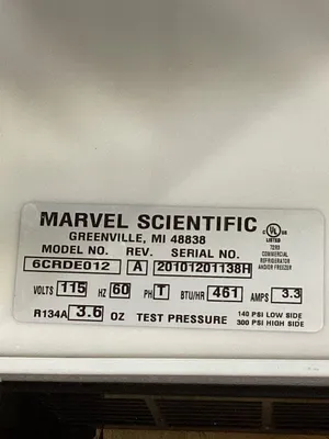 Marvel Scientific 6CRDE012 Stainless Steel 24″ Undercounter Refrigerator/Freezer