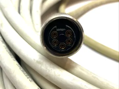 USED SIEMENS POWER CABLE 7/8" 5-POLE 15M 600V