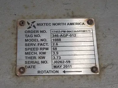 USED 2011 MIXTECH 1088