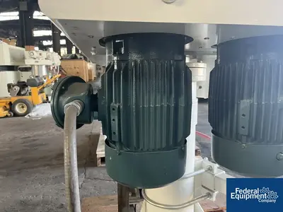 USED Cowles 5 Gal Morehouse Cowles Triple Shaft Vacuum Mixer, Model VIscomax 3V-5-5-3X