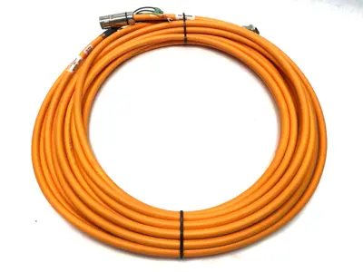 USED BOSCH REXROTH HYBRID CABLE 20M 023DBB-NN-020,0 MISSING SCREW
