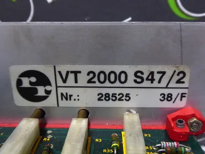 Rexroth VT 2000 S47/2 Proportional Amplifier Card Used