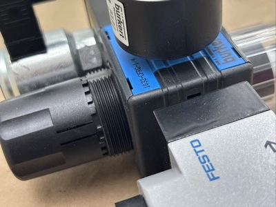 New Festo/burkert  Pneumatic Air Filter Assembly More Info In Description.