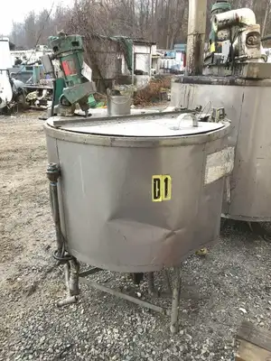 115 Gallon Stainless Steel Insulated Mixing Tank w/ Lightnin NS-1 Agitator 3PH