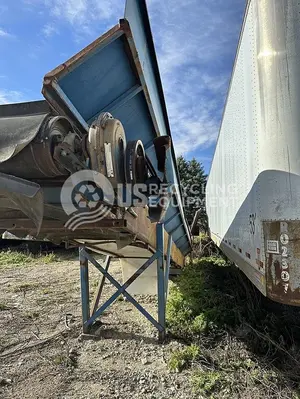 USED RICE LAKE FABRICATORS INCLINED CONVEYOR