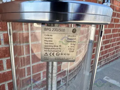 USED CYTIVA / GE / PHARMACIA BPG / SCHOTT 200 / 500 CHROMATOGRAPHY COLUMN