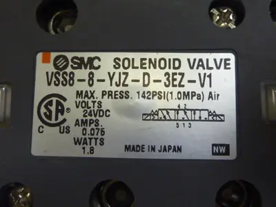 USED SMC VSS8-8-YJZ-D-3EZ-V1