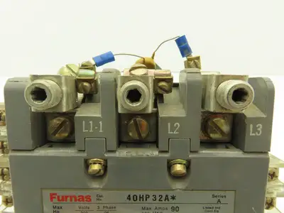 Furnas 40HP32A* Contactor Motor Starter 50Hp 600VAC 3Ph 120V Coil Ser A Size 3