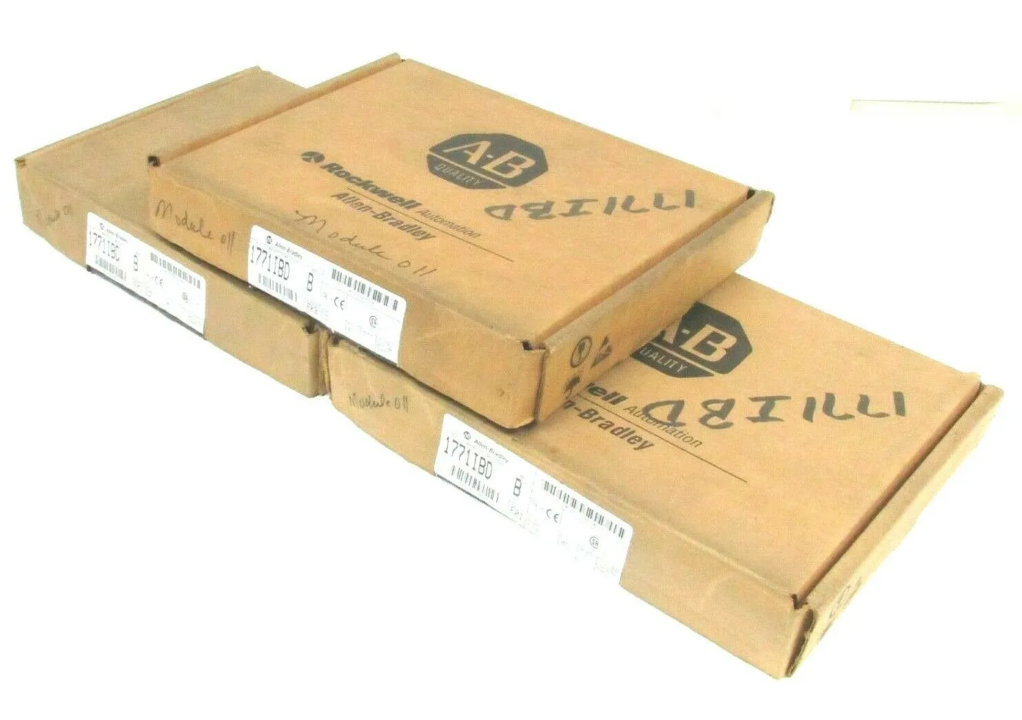3 NEW ALLEN BRADLEY 1771-IBD INPUT MODULES SER.B 1771IBD