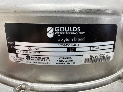 GOULDS 125MS1H4D4 Centrifugal Pumps | Fram Fram LLC (13)