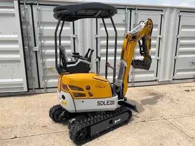 2026 SDLANCH Mini Excavator, Yanmar Engine, 23 HP, Diesel (SDLE20 / IRE200)