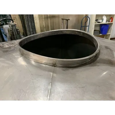 Used 1000 Liter (35 cu. Ft) IBC Matcon Stainless Steel Portable Tote Bin