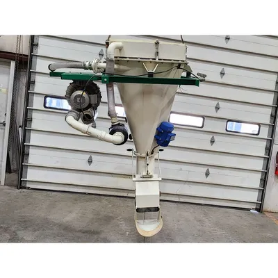 Used 5 cu/ft Vacuum Loading Hopper Loader for Pelleted Seed
