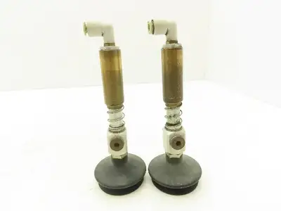 Automation Systems Spring Loaded Pneumatic Gripper Arm w/Air Duct 53mm Lot of 2
