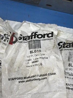 New | in-Stock STAFFORD MANUFACTURING CORP. 8L010 Clamps Indiana US | J&J Industrial Supply #1354025