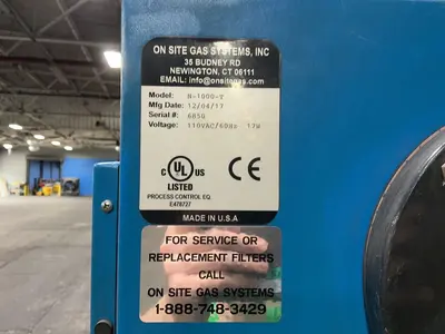 Used 2017 _UNKNOWN_ _UNKNOWN_ Nitrogen Generators Ohio US | HGR 24 #1370314