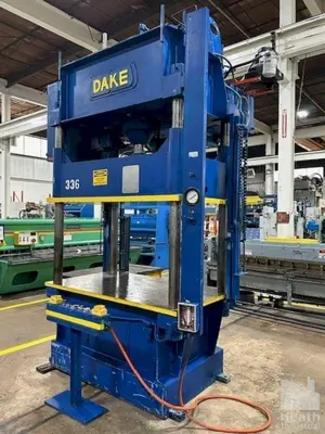 75 TON DAKE MODEL #18-558 HYDRAULIC 4-POST PRESS,  23" STROKE: YOBRO #24094